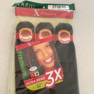 X- Pression Color 2T1b/30 Ultra Braid 3x Length 52”